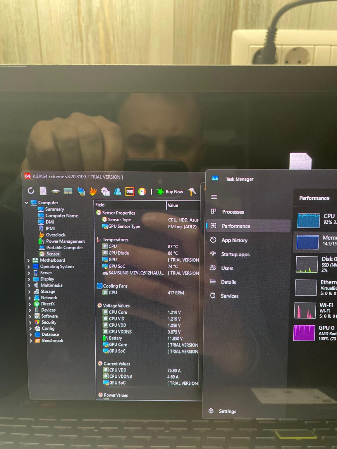 Curatare laptop si aplicare pasta termoconductoare ASUS VivoBook M513U OLED (8)