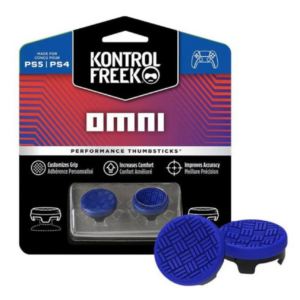 KontrolFreek Omni Blue – Capace Extinse Thumb Stick pentru Controller PS5 / PS4